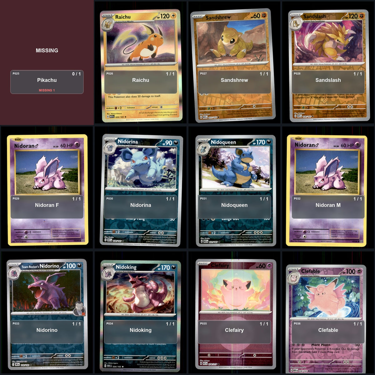 Pokemon TCG Generation 1 Kanto Pokemon Pokedex Set 148 Cards Collection
