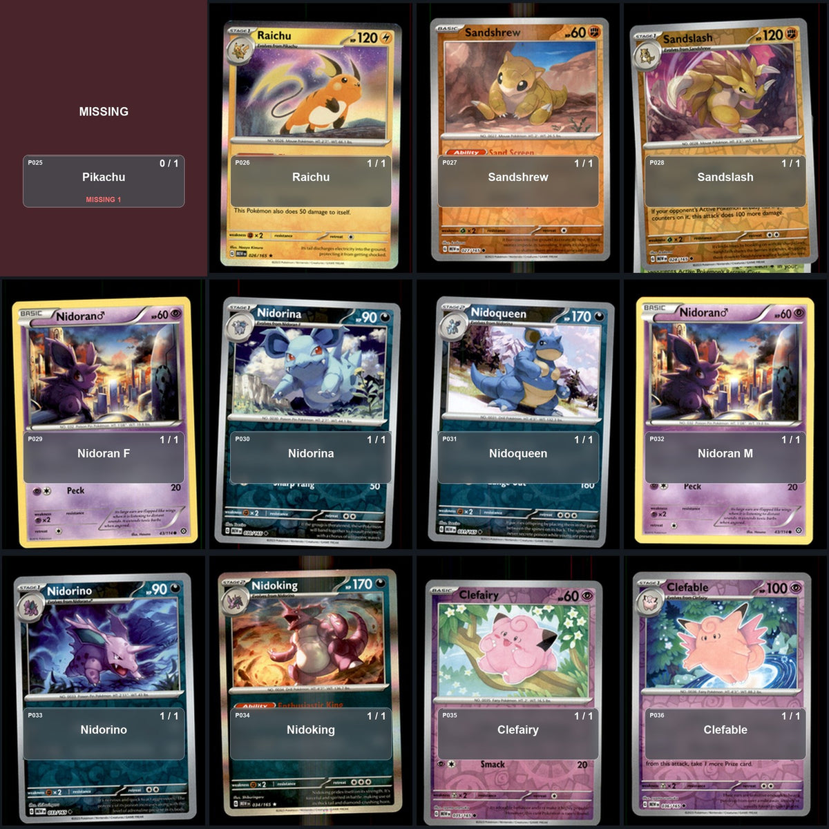 Pokemon TCG Generation 1 Kanto Pokemon Pokedex Set 148 Cards Collection