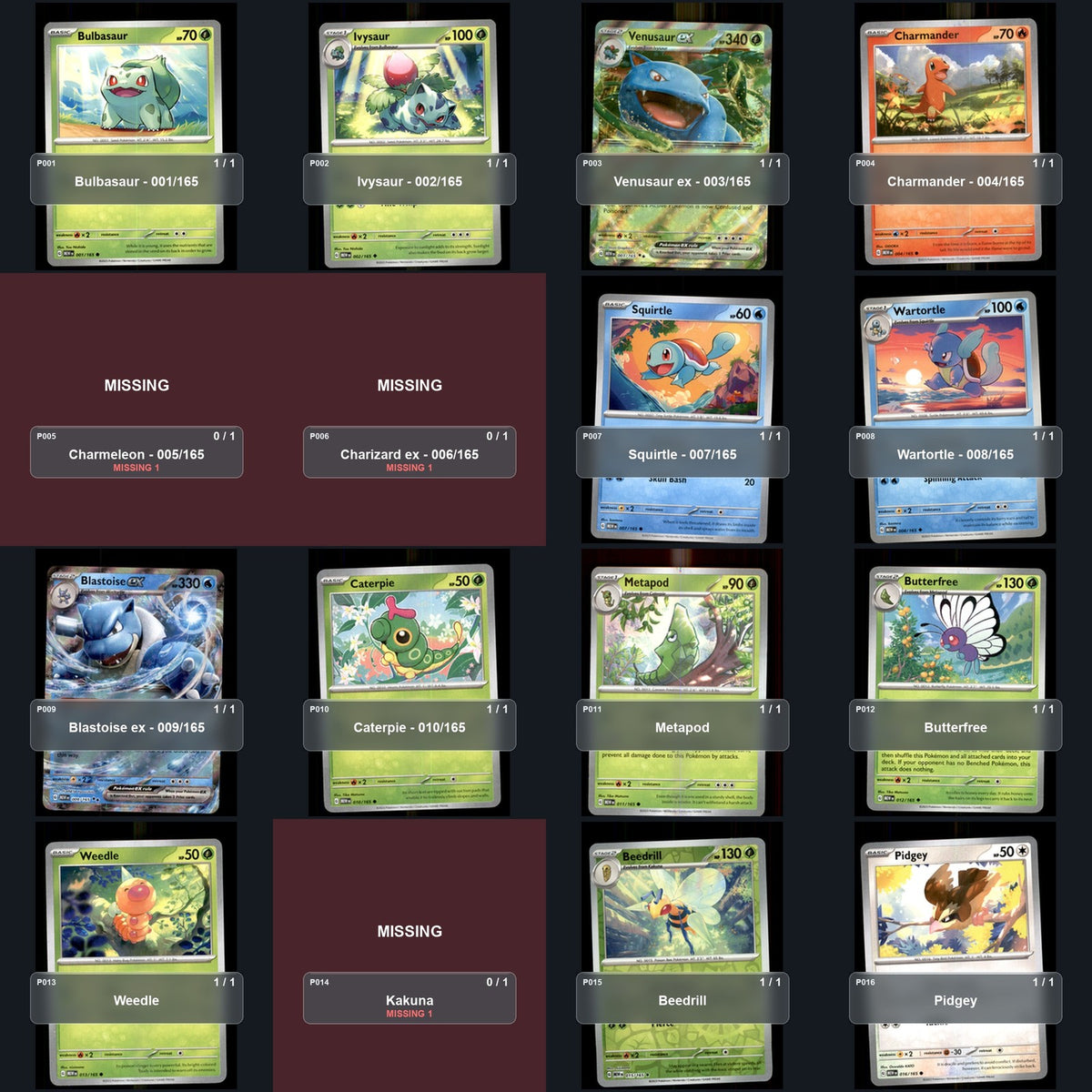 Pokemon TCG SV: Scarlet & Violet 151 Partial Master Set Lot 257 Cards Master Set