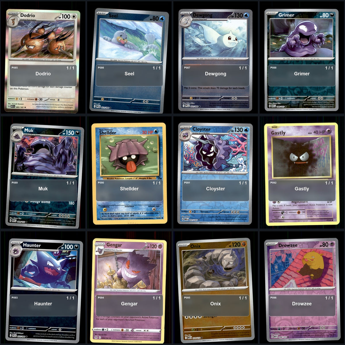 Pokemon TCG Generation 1 Kanto Pokemon Pokedex Set 148 Cards Collection
