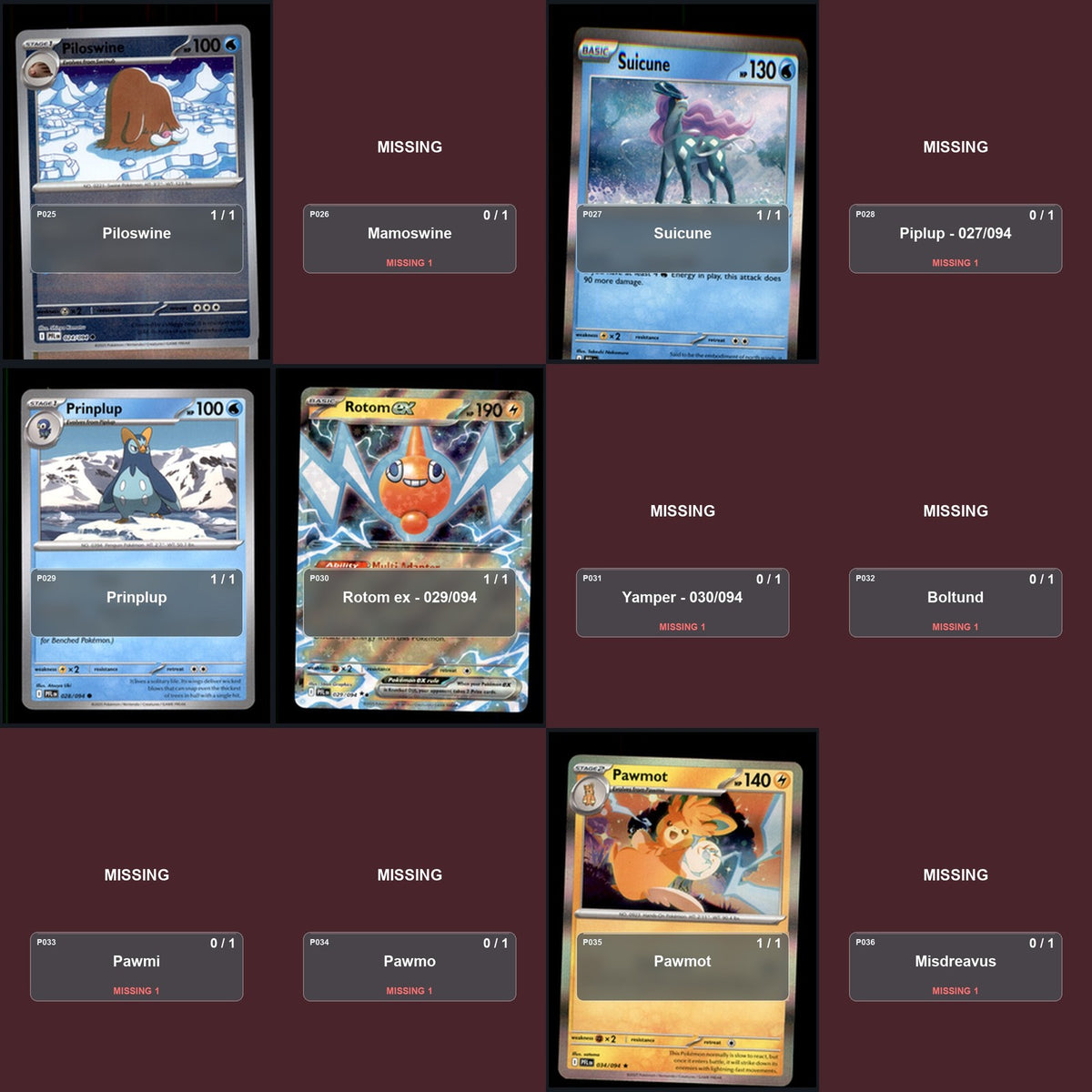 Pokemon TCG ME02: Phantasmal Flames Partial Master Set Lot 145 Cards Master Set