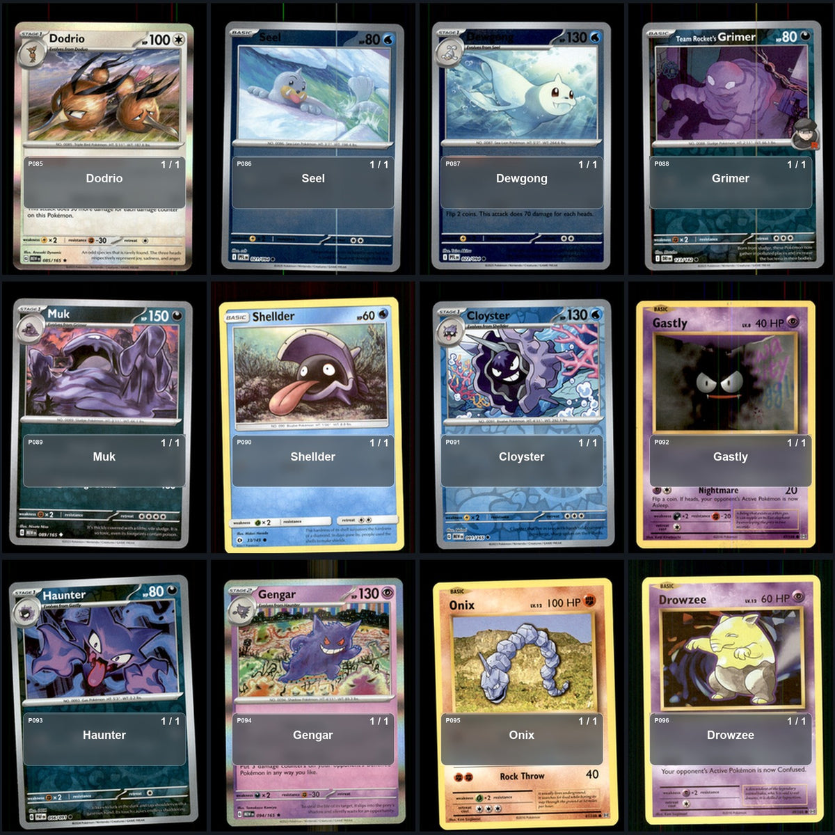 Pokemon TCG Generation 1 Kanto Pokemon Pokedex Set 148 Cards Collection