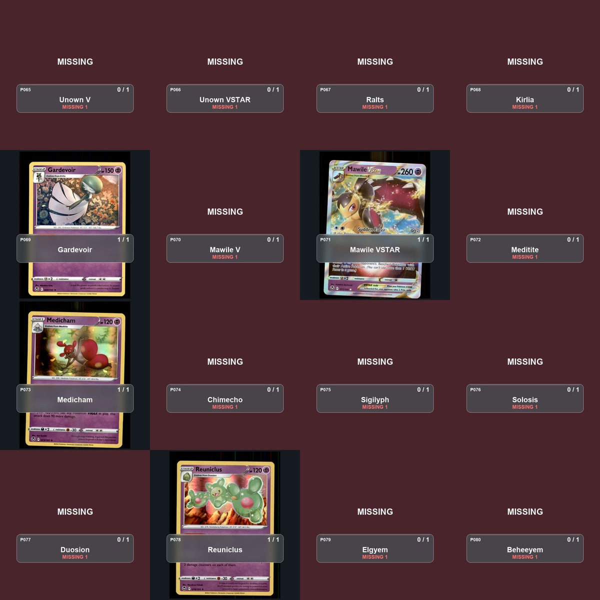 Pokemon TCG SWSH12: Silver Tempest Partial Master Set Lot 187 Cards Master Set