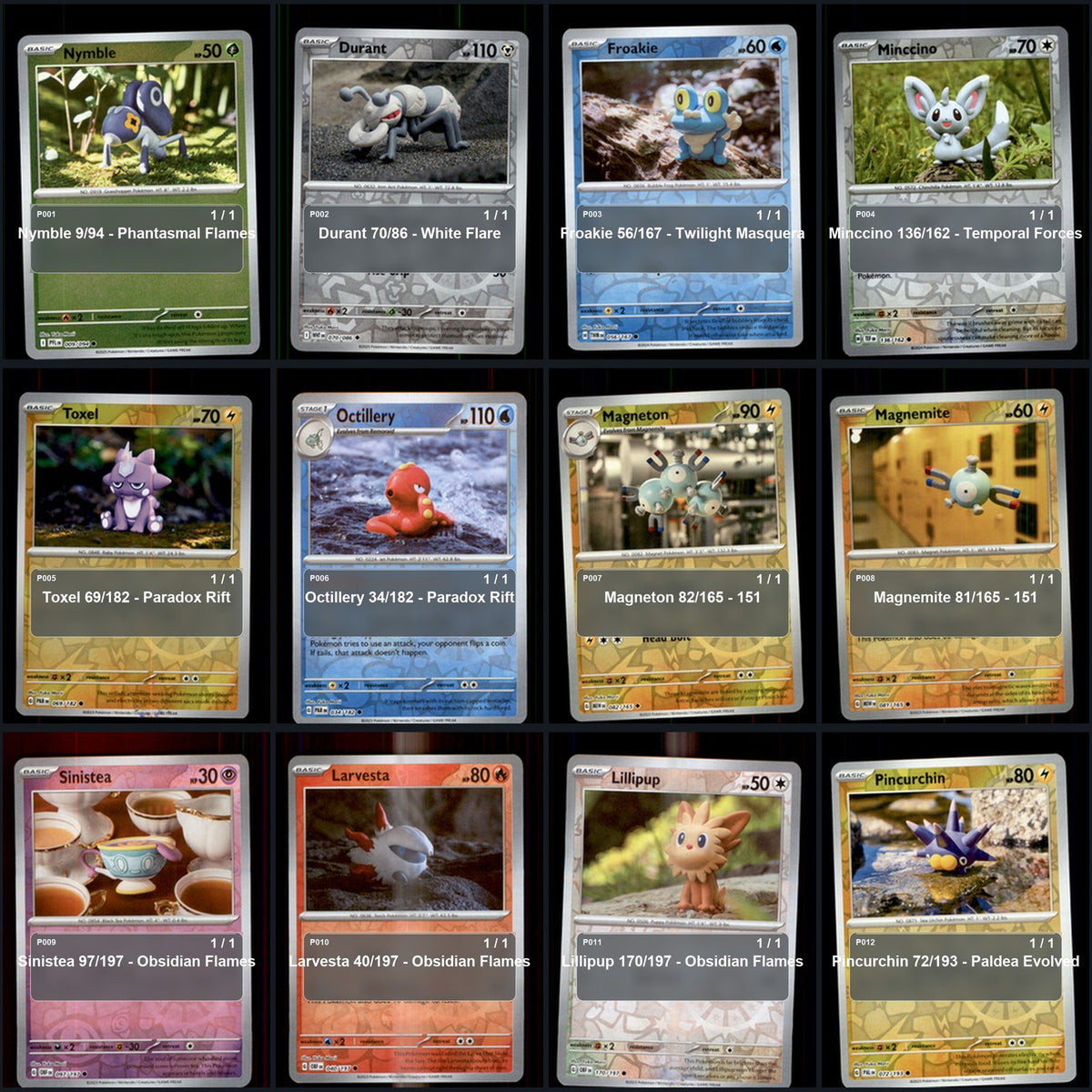 Pokemon TCG Yuka Morii Artist Collection 45 Cards Lot