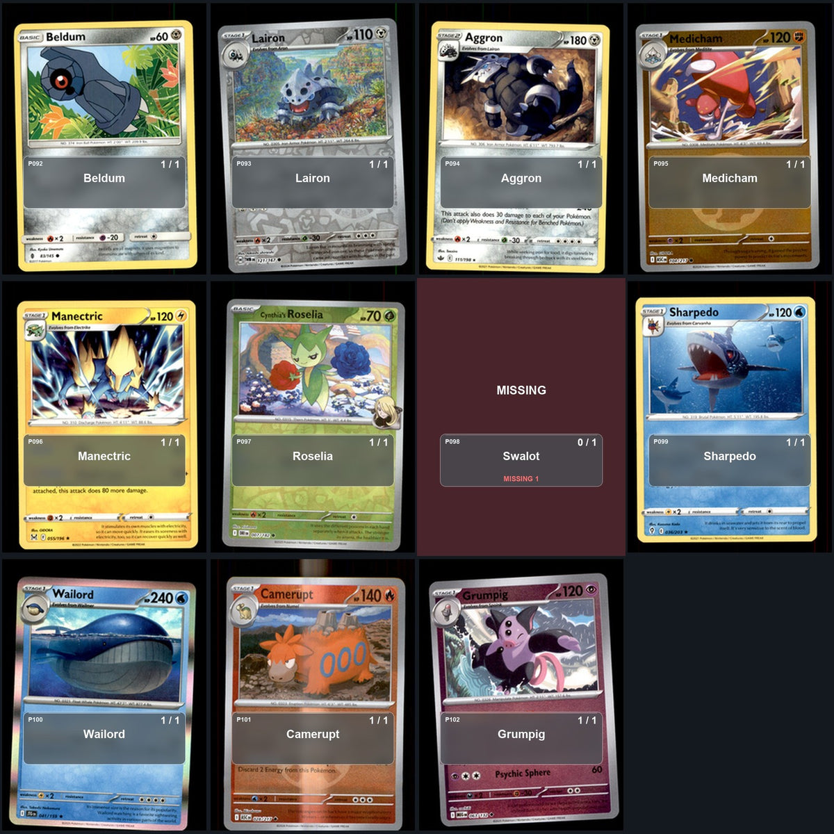 Pokemon TCG Generation 3 Hoenn Pokemon Pokedex Set 127 Cards Collection